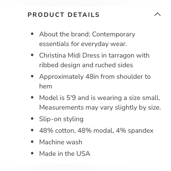 MICHAEL STARS NWOT CHRISTINA DRESS - Picture 6 of 6